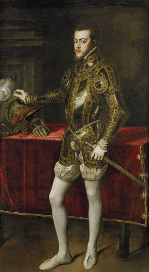 Felipe II retratado por Tiziano