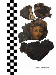 Máscara de cartonaje del gobernador Heqaib III (1800 a.C)