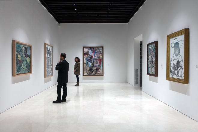 Экспозиция в музее Пикассо в Барселоне