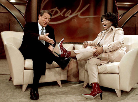 Al Gore en el show de Oprah Winfrey, en una imagen de archivo. | Reuters