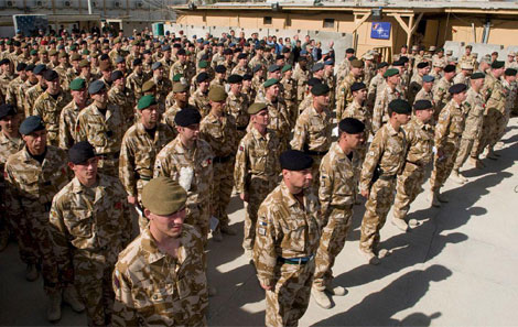 Soldados britnicos y estadounidenses en Afganistn | ISAF