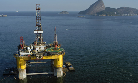 Plataforma petrolera de Repsol situada en las aguas de Brasil. | ELMUNDO.es
