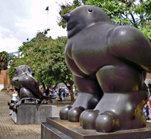 Esculturas de los pájaros de Fernando Botero. (Foto: W. Fernández)