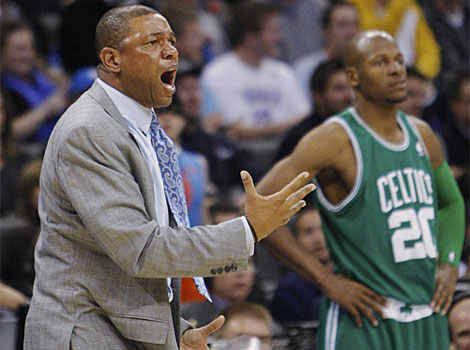 El entrenador de los Celtics de Boston, Doc Rivers.| AP
