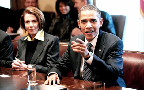 Obama reunido en la Cmara de Represtantes el pasado mircoles.| Efe