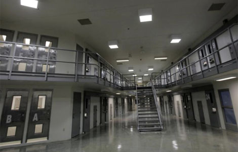 Interior de la prisin de Thomson, Illinois, a donde sern trasladados algunos presos. | Ap