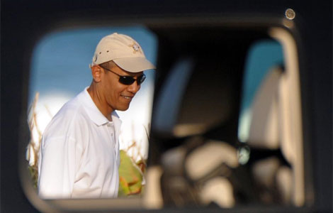 El presidente Obama en Hawai, en donde est pasando la Navidad. | AFP