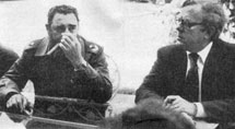 Benes reunido con Castro. | Archivo
