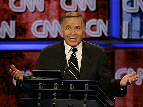 El republicano Tom Tancredo durante un debate en la CNN.