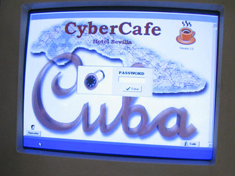 Un ordenador en el Hotel Sevilla en Cuba. |Foto : Flickr