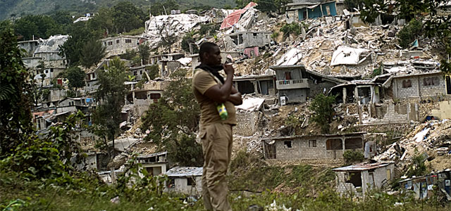 Imagen del efecto devastador del terremoto del pasado 12 de enero en Hait. | Fernando Quintela