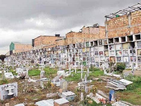 El cementerio de Manizales donde ocurri el crimen. |Foto: La Nacin