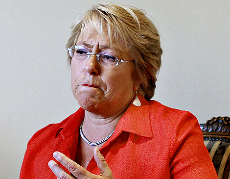 La presidenta de Chile, Michelle Bachelet. | Afp