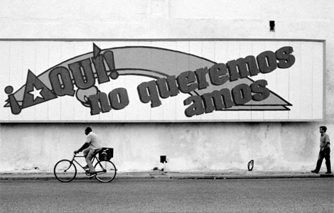 Cartel en una calle de La Habana. | Fernando Quintela
