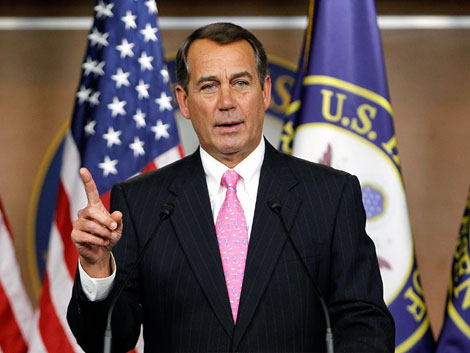 El lder republicano John Boehner dijo que su partido trabajar para revocar la reforma de salud. | AFP