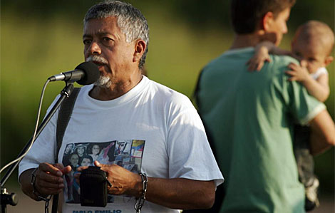 Gustavo Moncayo o 'El Caminante de la paz', padre del prximo liberado por las FARC. |AP