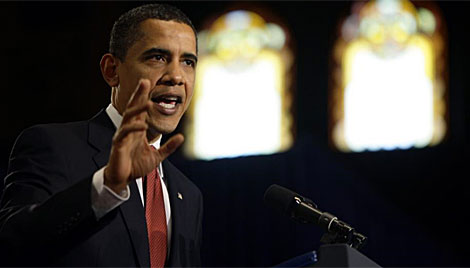 Barack Obama durante un discurso. | NY Times