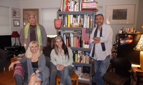 Roger Silverio, Alejandra Ferrazza, Gloria MiladelaRoca y Eduard Reboll (de izquierda a derecha).