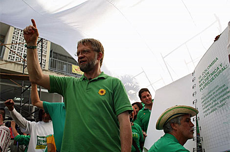 Antanas Mockus durante un acto de campaa. | AP