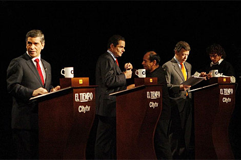 Los candidatos en un debate anterior. | Efe