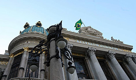El Teatro Municipal, en el centro de Río de Janeiro. | Efe