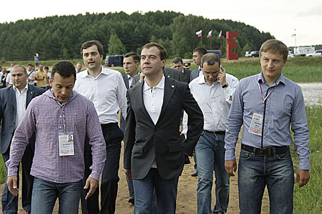 El presidente ruso Dmitri Medvedev. | AFP