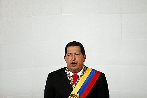 El presidente de Venezuela, Hugo Rafael Chvez Fras
