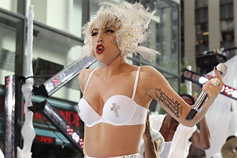 Lady Gaga actuando en Nueva York. I Reuters