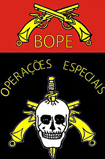El emblema del Bope.