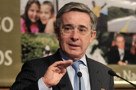 El presidente de Colombia, lvaro Uribe. | Efe