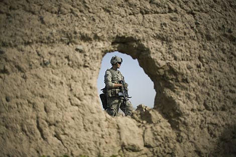 Un soldado estadounidense en el valle de Arghandab, en Afganistn. | AP