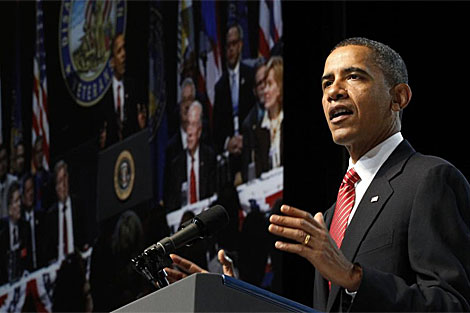 Barack Obama en Atlanta. | Reuters