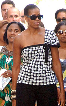 Michelle Obama en Marbella.