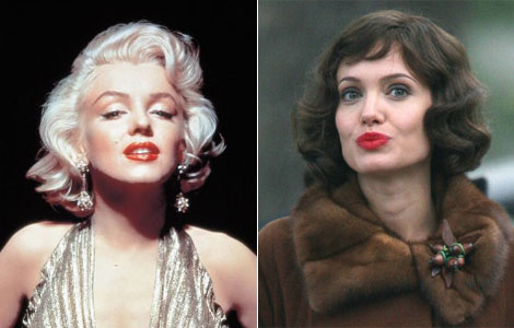 Angelina Jolie ser Marilyn.