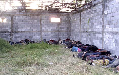 Varios de los inmigrantes asesinados en el rancho de Tamaulipas. | France Presse