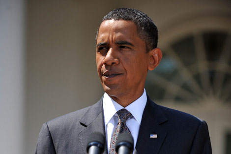 El presidente Obama habla desde la Casa Blanca. | AFP
