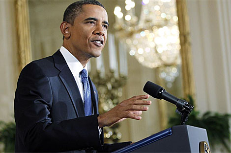 Barack Obama durante una conferencia de prensa sobre economa. | Reuters