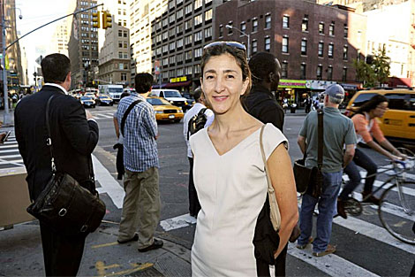 Ingrid Betancourt en Nueva York donde el libro ser lanzado. | AFP