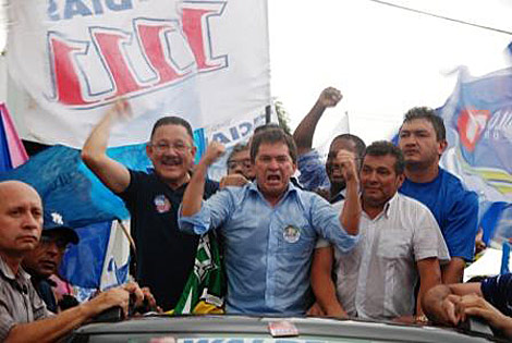 El gobernador de Amap celebra su liberacin. | 'Jornal do Dia'