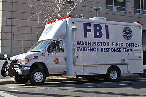 Vehculo del FBI. | FBI