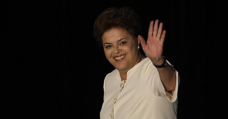 Dilma Rousseff, tras conocer los resultados en Brasilia. | Reuters