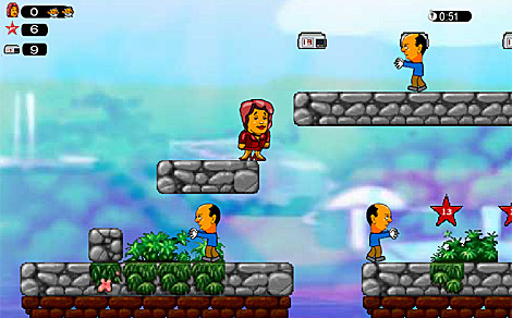 Captura de pantalla del videojuego 'Dilma Adventure'. | ELMUNDO.es