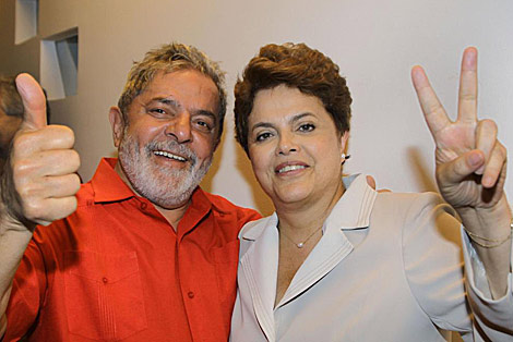 Lula da Silva y Dilma Rousseff, tras conocer los resultados. | Ricardo Stuckert