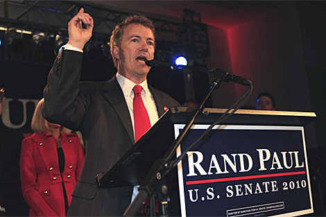 El republicano Rand Paul tras su victoria en Kentucky, | Reuters