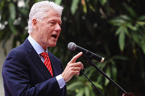 El ex presidente de Estados Unidos, Bill Clinton