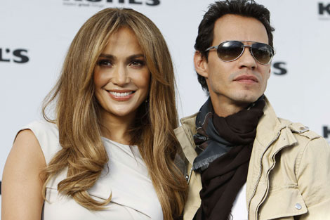 Jennifer Lopez y Marc Anthony en la presentacin. I Reuters