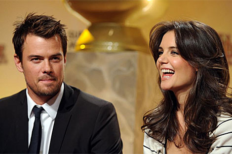Los actores Josh Duhamel y Katie Holmes anunciaron los nominados de esta edicin. | AFP
