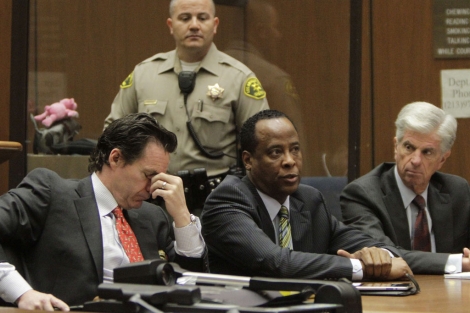 Murray durante el juicio en la Corte Suprema de Los Ángeles. I AFP