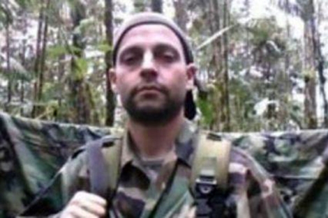 Facundo Morales, alias 'Camilo', en la selva colombiana.