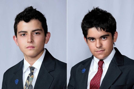 Juan Carlos Echeverry y Carlos Gonzlez, dos de los estudiantes asesinados.
